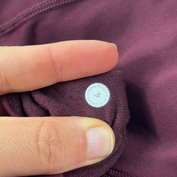 Lululemon Wunder Under High-Rise Tight 28" *Mesh Garnet - Picture 4 of 4